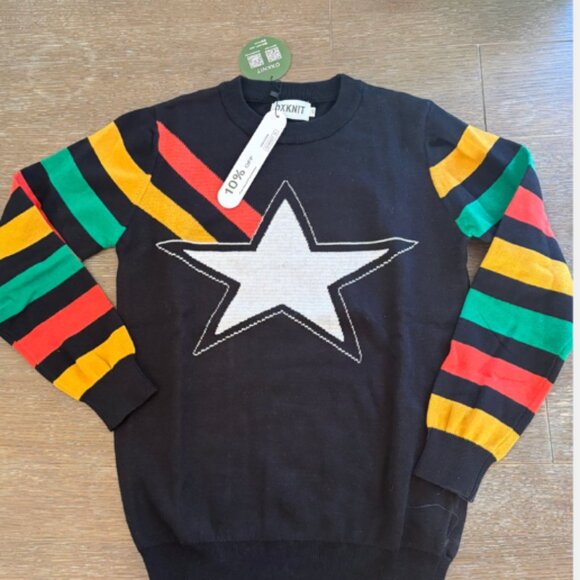 Oxknit Sweaters - Oxknit Vintage Black Star Sweater NWT